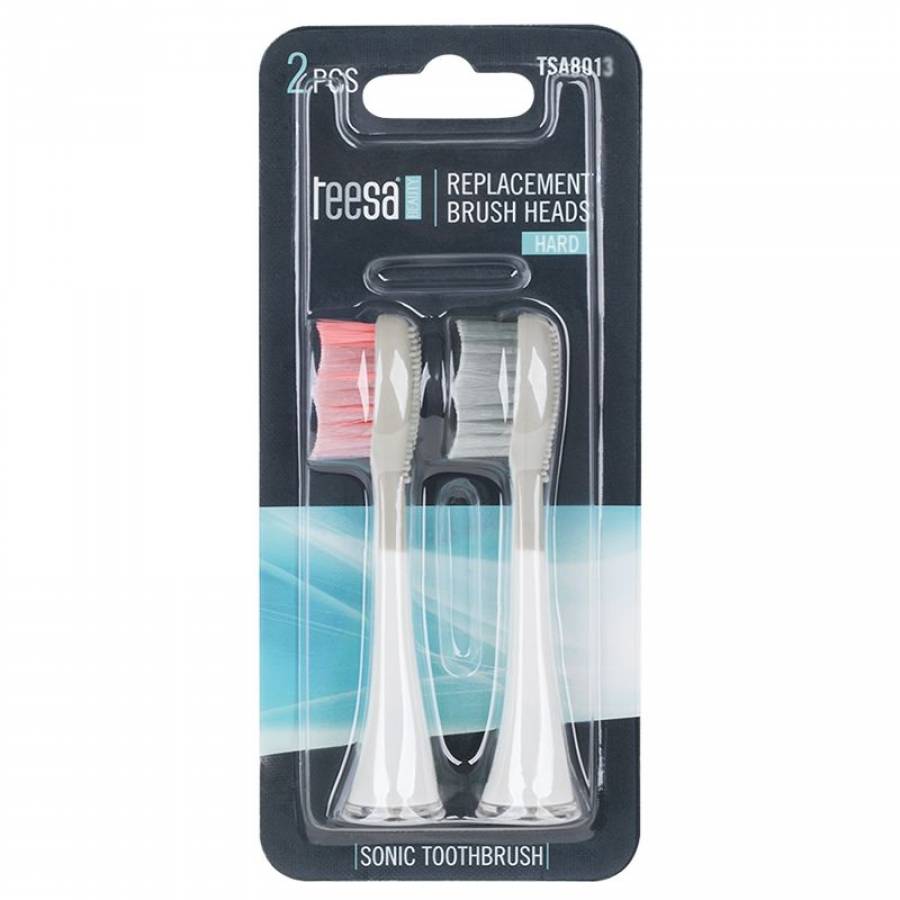 Capete Periuta Dinti Teesa Sonic - Rezerva Hard, Set 2