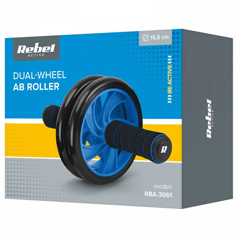 Roata Fitness Abdomen Ab-wheel Ab-2 Rebel Active
