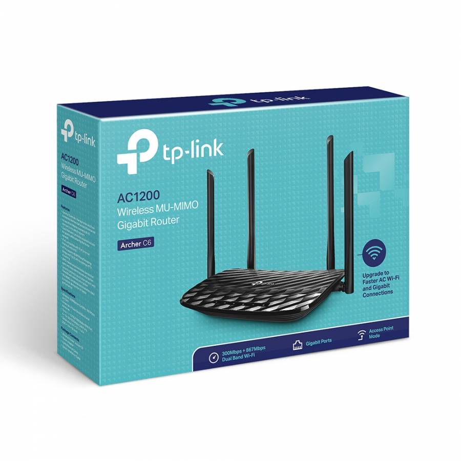 Router Wireless Gigabit Gigabit Archer C6 TP-Link 1200