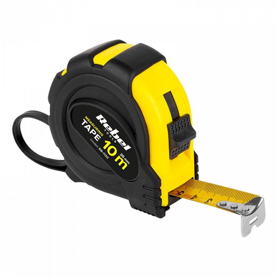 Carcasa metalica, ruleta 10m, 25mm Rebel.