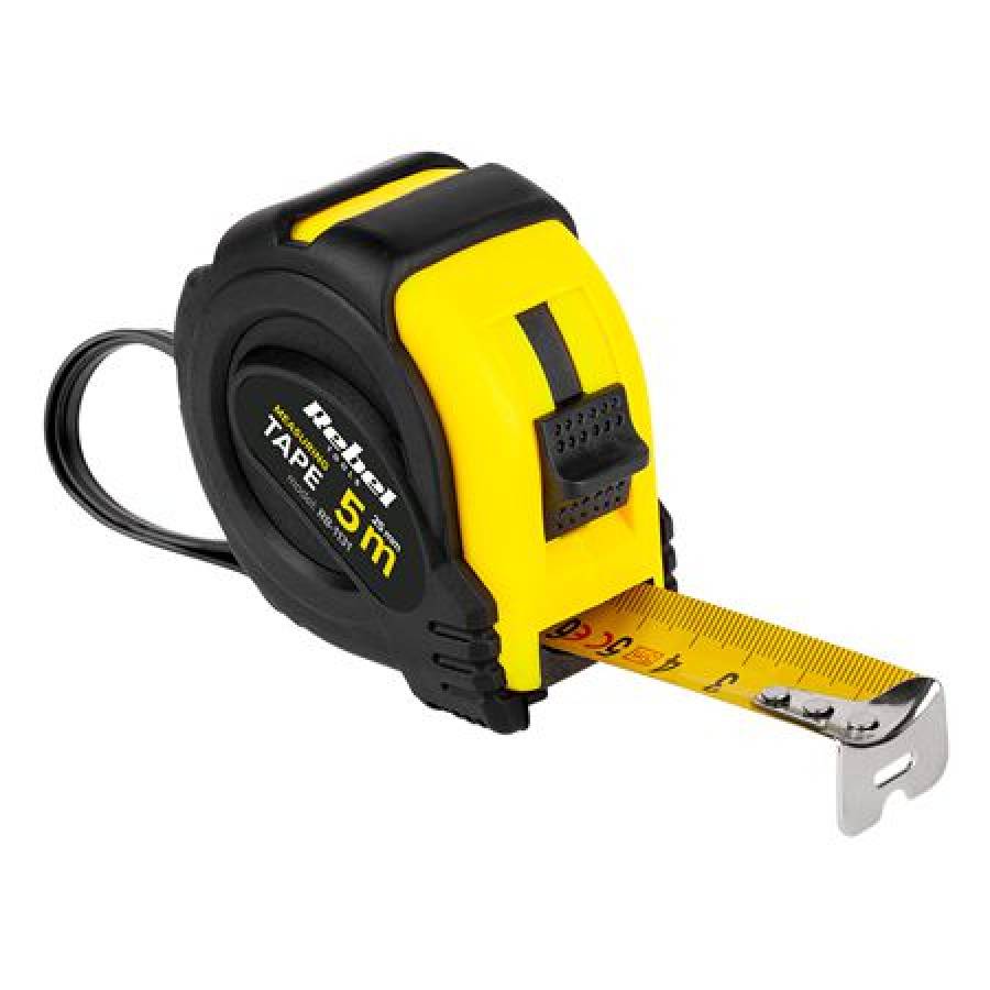 Titlu: Ruleta Otel Lacuit 25mm 5m Rebel