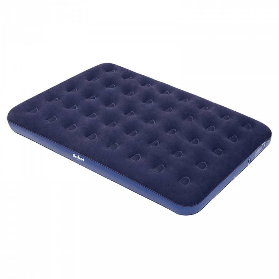 Pat gonflabil cu pompa inclusa, ideal pentru activitati outdoor.