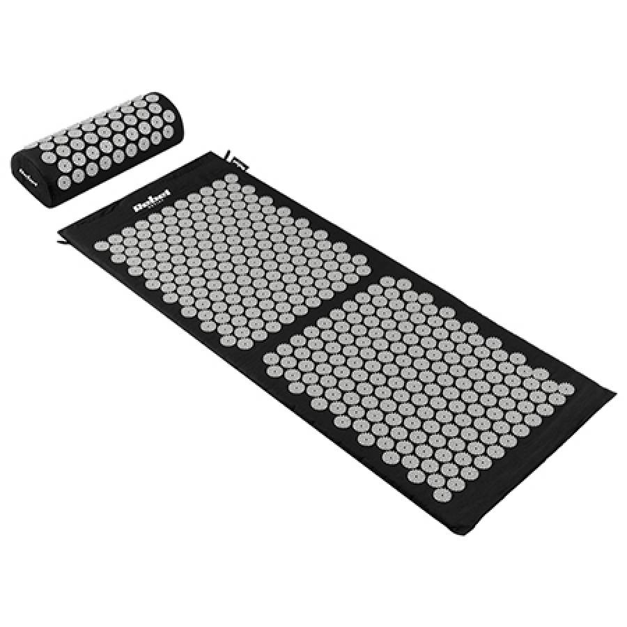 Saltea terapeutică cu pernă pentru presopunctura, de dimensiuni XL.