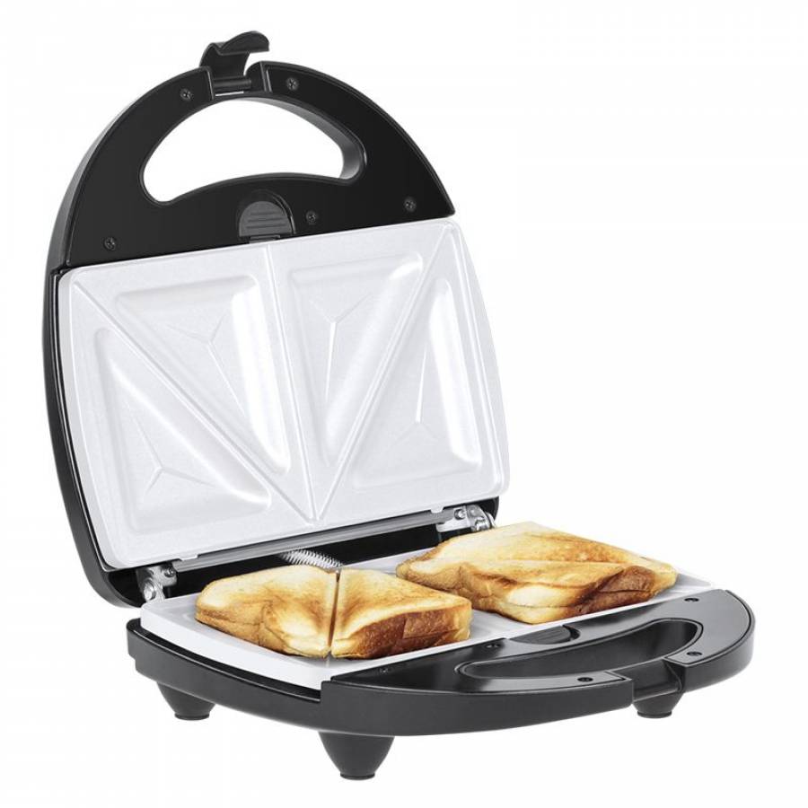 Sandwich Maker Ceramic 3in1 800W Grill Vafe Sandwich Negru/Gri.