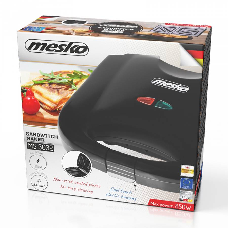 Produs util pentru sandvisuri crocante - Sandwich Maker 850w Max