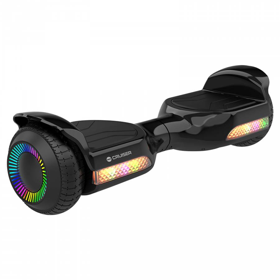 Scooter Hoverboard Racer - Rebel Black Matte finish.