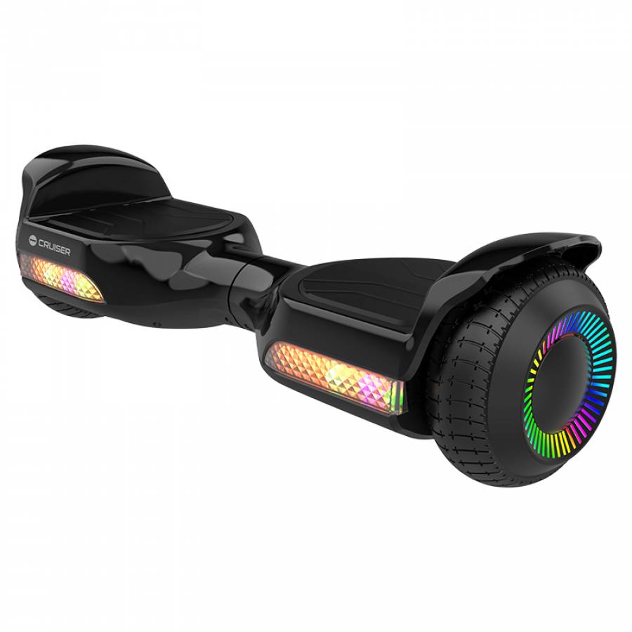 Scooter Hoverboard Racer - Rebel Black Matte finish.