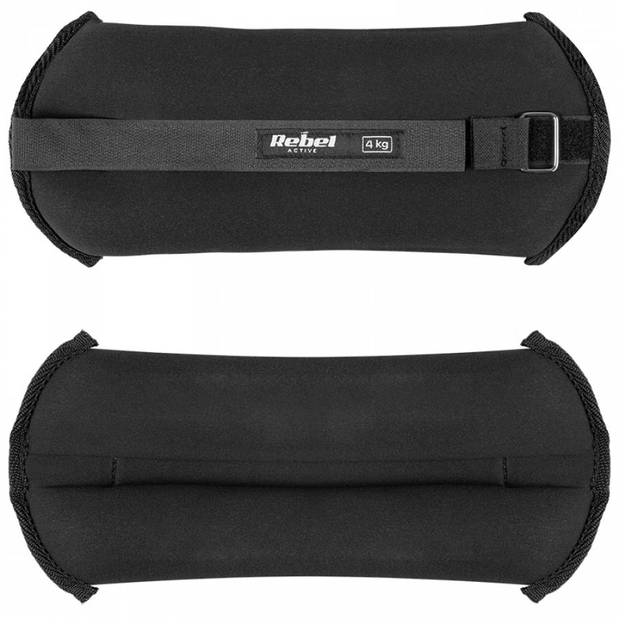 Pachet cu 2 greutati pentru incheietura de 4kg, marca Rebel Active.