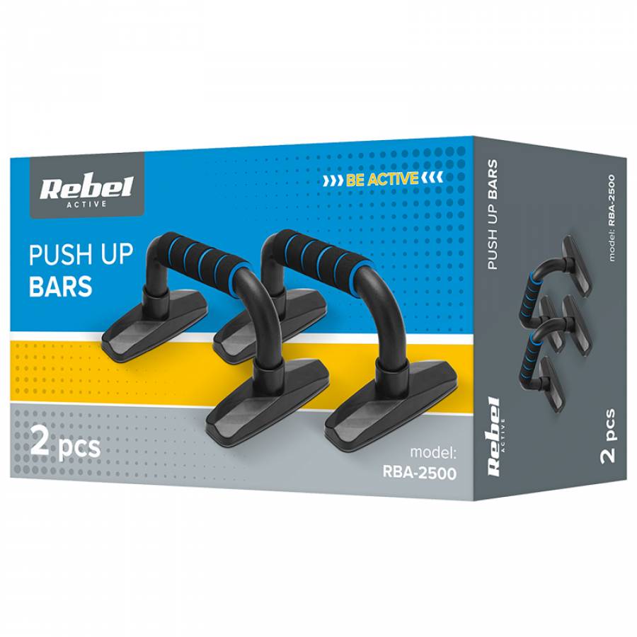 Set 2 Manere Flotari Push-up Rebel Active