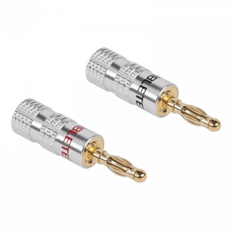Set 2 Conectori Banana Metalici HQ Cabletech