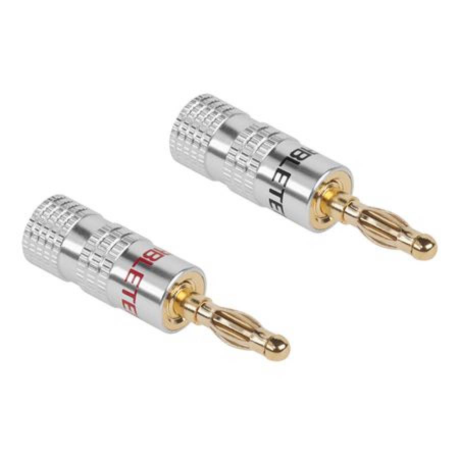 Set 2 Conectori Banana Metalici HQ Cabletech