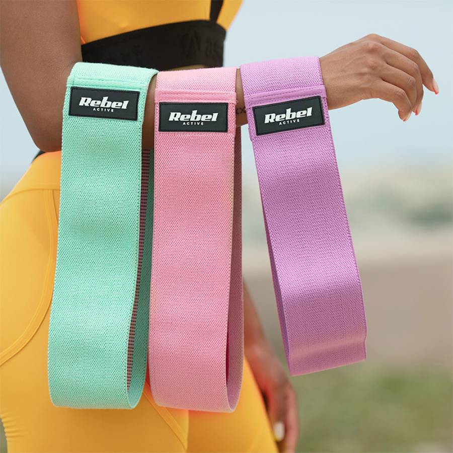 Banda Elastică Material Textil Rebel Active - Set 3