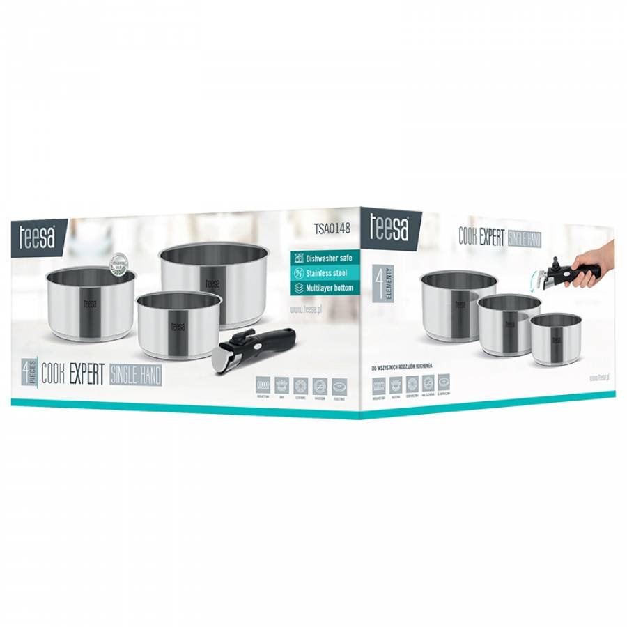 Oale Set 3 Maner Detasabil Cook Expert Teesa