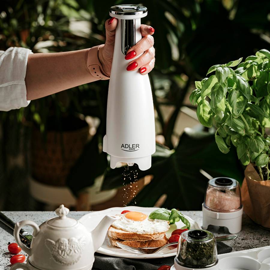 Set 3 Rasnite Condimente Ad 4449w Alb Adler