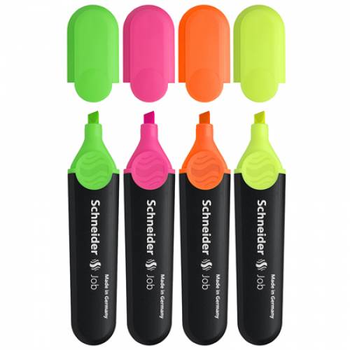 Evidentiatoare Neon Set 4 Culori, Schneider