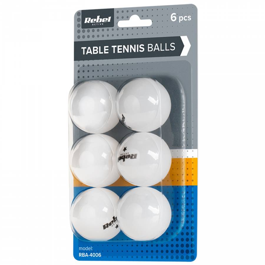 Mingi Tenis de Masa Ping Pong Rebel Active - Set 6