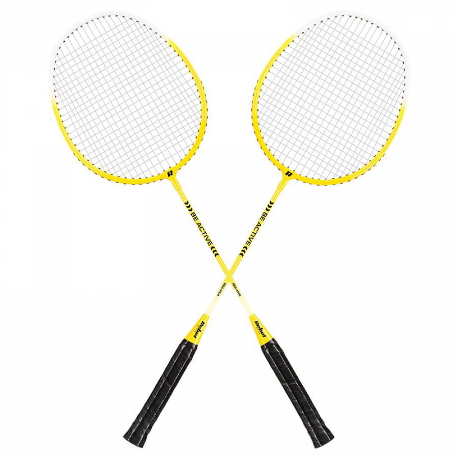 Set complet pentru badminton, cu fileu inclus, de la Rebel Active.