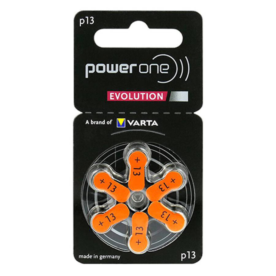 Set baterii auditive premium, eficiente, model P13