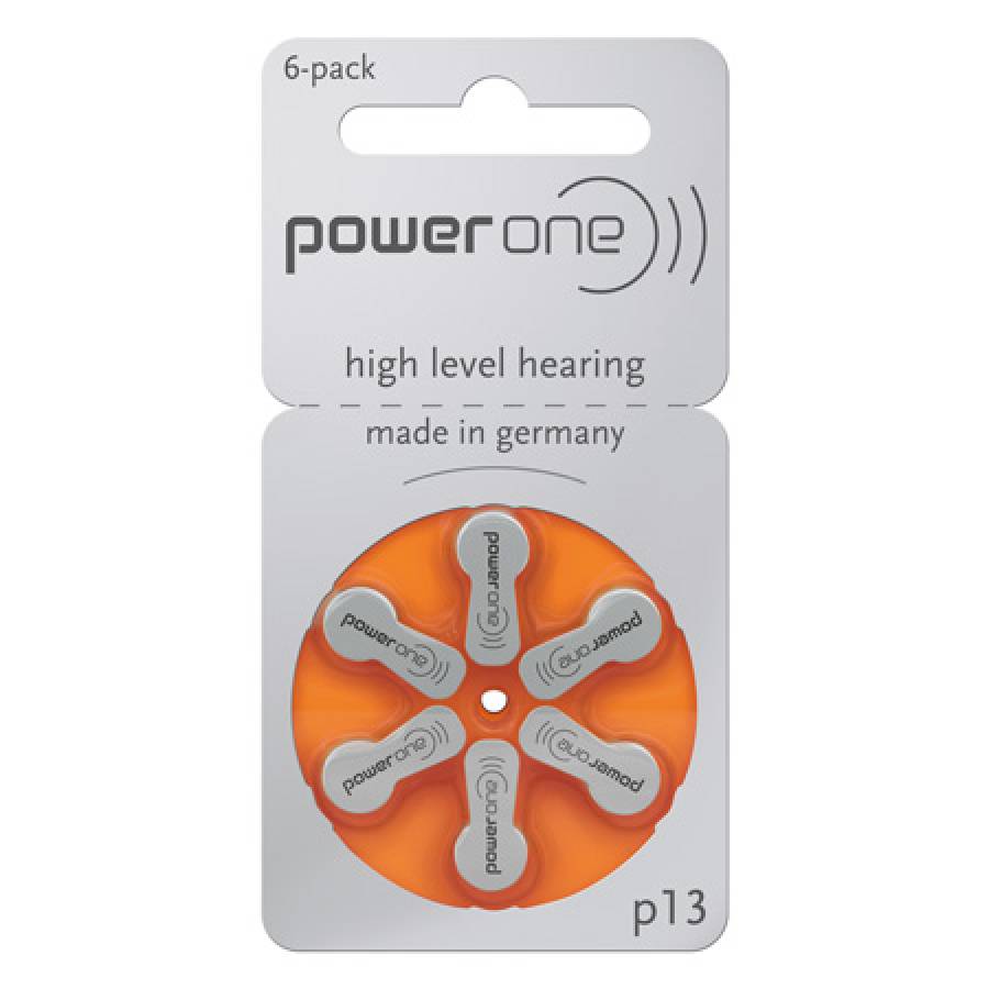 Baterii Auditive Set Power One P13 Bl 6 Pack