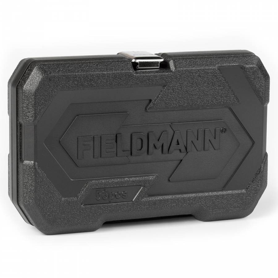 Set cheie tubulare si biti cu clichet, 53 piese Fieldmann