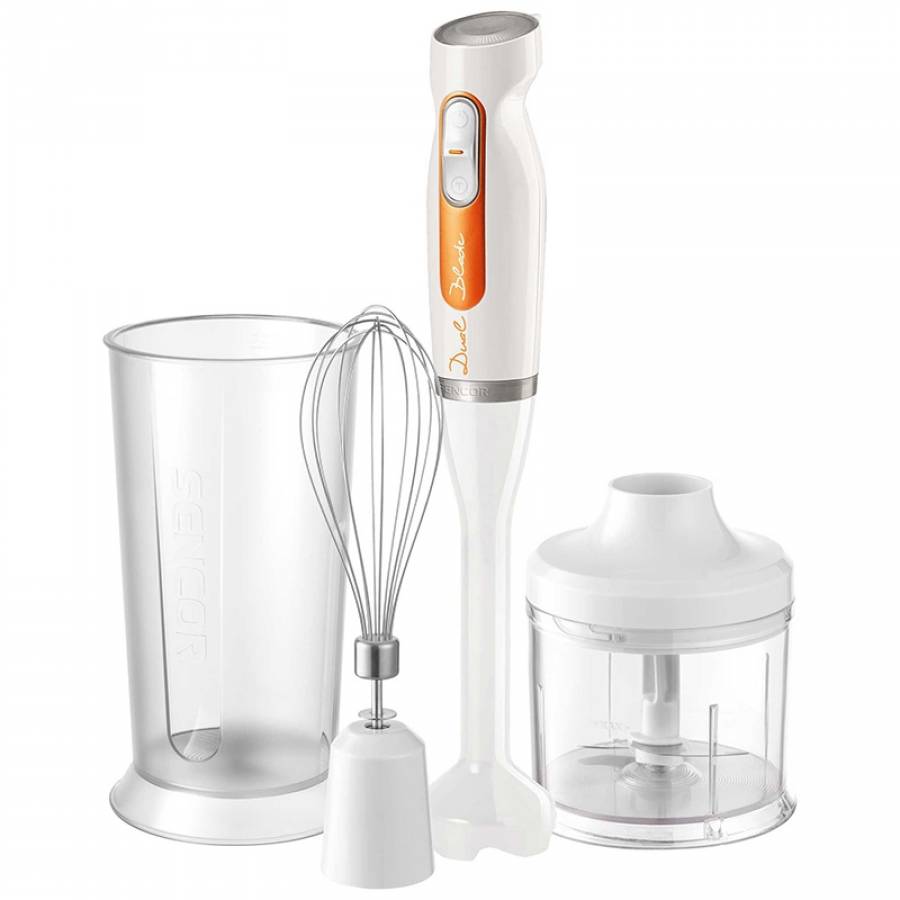 Set Blender De Mana 2 Viteze 600w Alb Sencor