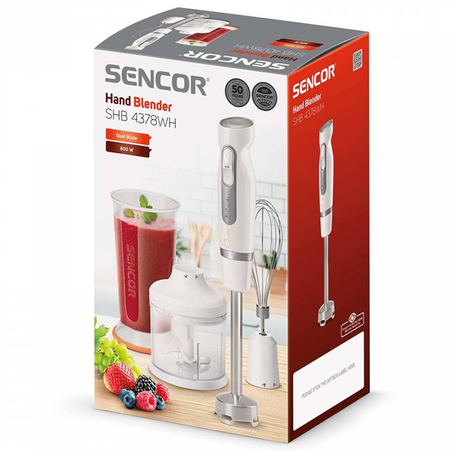 Set de Mână cu 2 Viteze 800w Sencor Alb