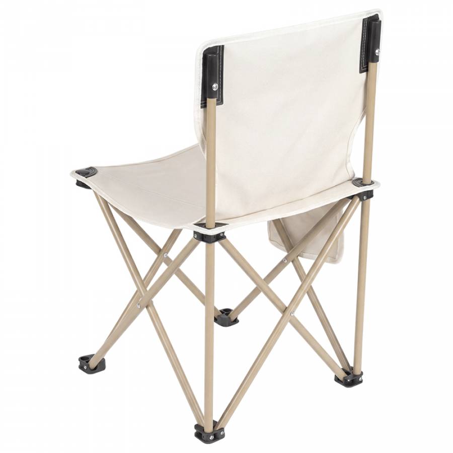 Set de camping pliabil pentru masa și 4 scaune metalice.