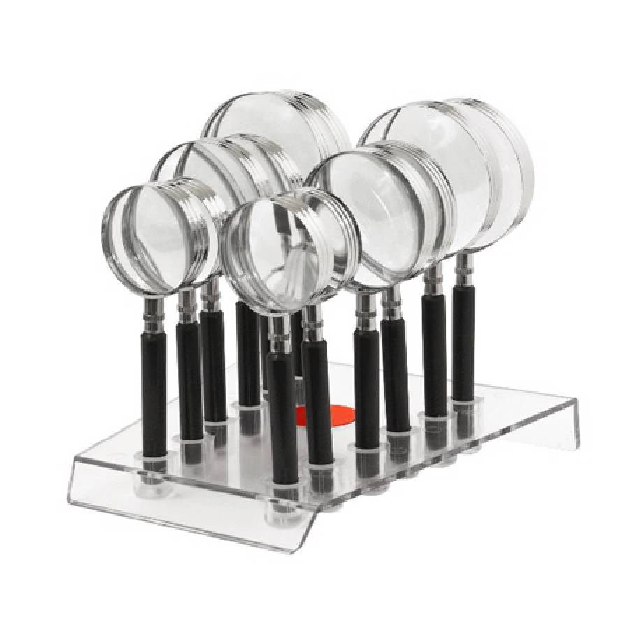 Set Lupe 12 Piese - 4x50/65/70mm și Suport