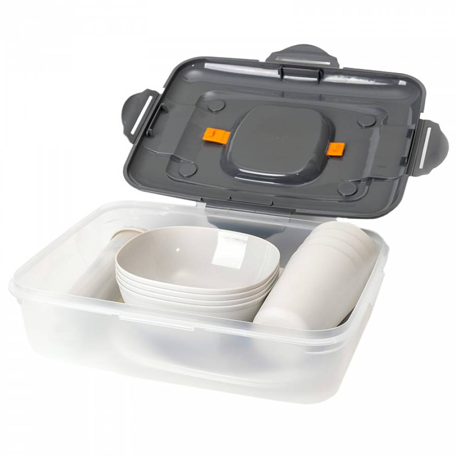 Set Picnic Camping 4 Persoane 26 Piese