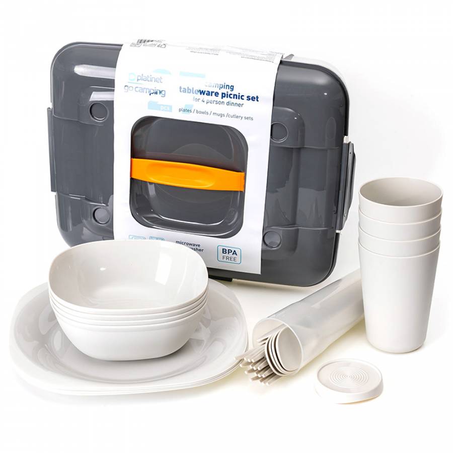 Set Picnic Camping 4 Persoane 26 Piese