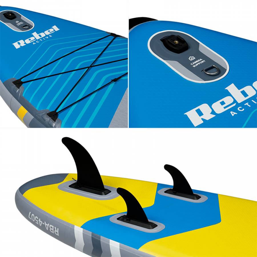 Kit Stand Up Paddle Gonflabil cu Scaun 335x84x15 cm