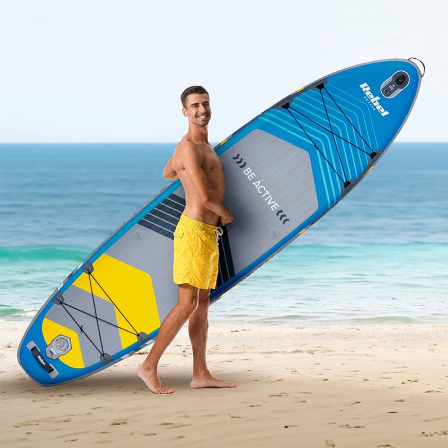 Kit Stand Up Paddle Gonflabil cu Scaun 335x84x15 cm