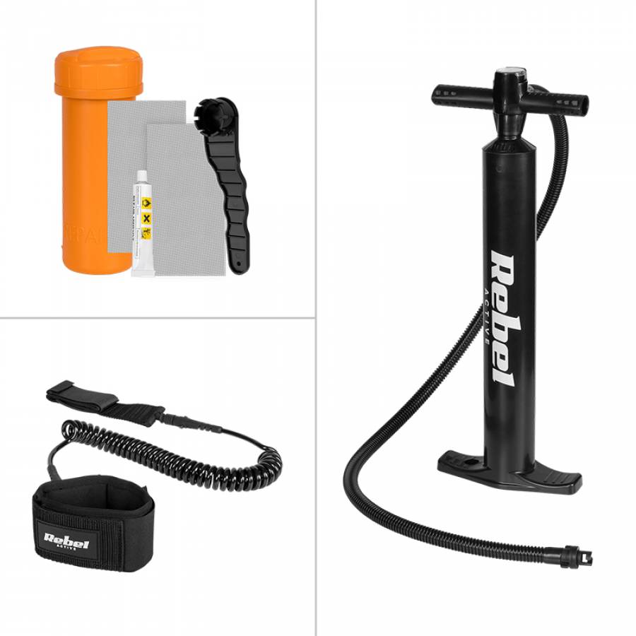 Set Placa Gonflabila Stand Up Paddle Sup Pro Rebel Acti