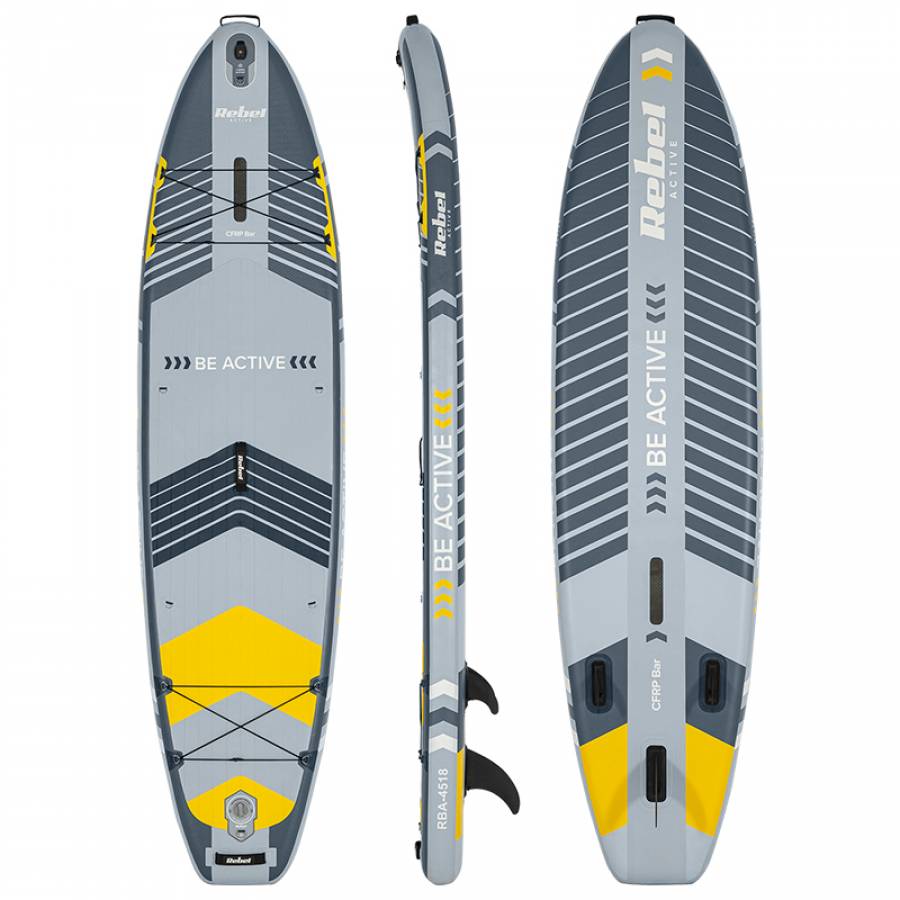 Set Placa Gonflabila Stand Up Paddle Sup Pro Rebel Acti