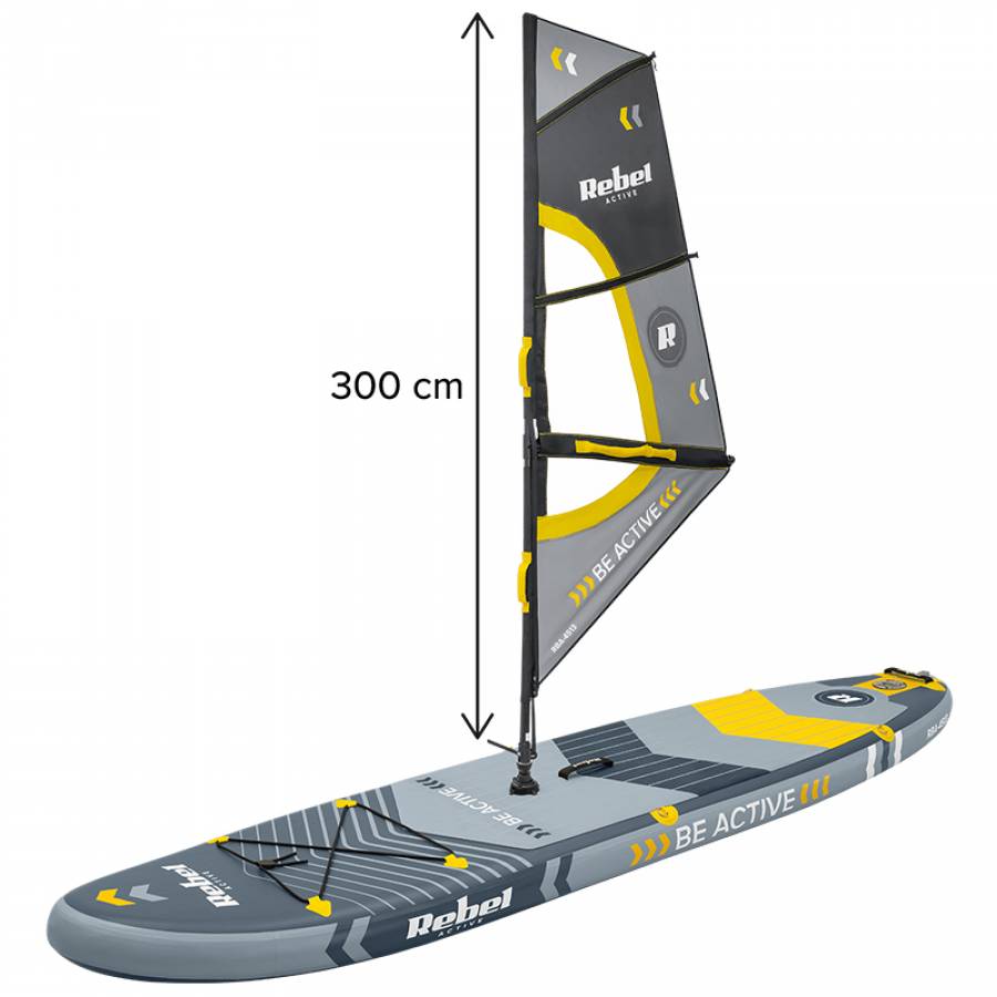 Set Placa Gonflabila Windsurfing Sup 305x76x15 Cm