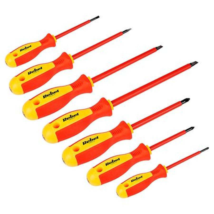 Set Surubene Izolate Magnetice Chrome Vanadium 7 Buc Rebel