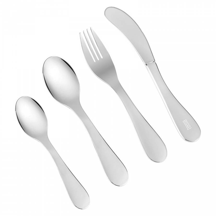 Set Tacamuri Inox 4 Piese Copii Teesa