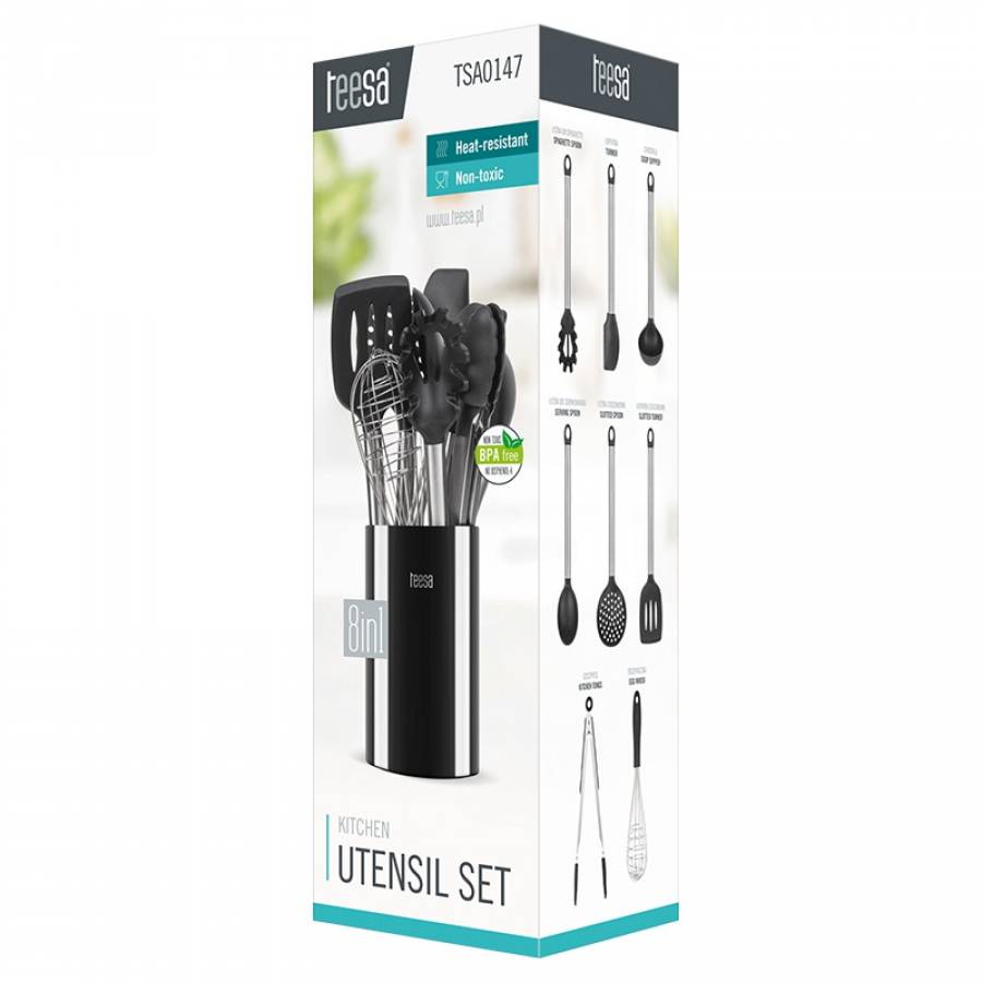 Set Ustensile Bucatarie Antiaderente cu Maner Confortabil