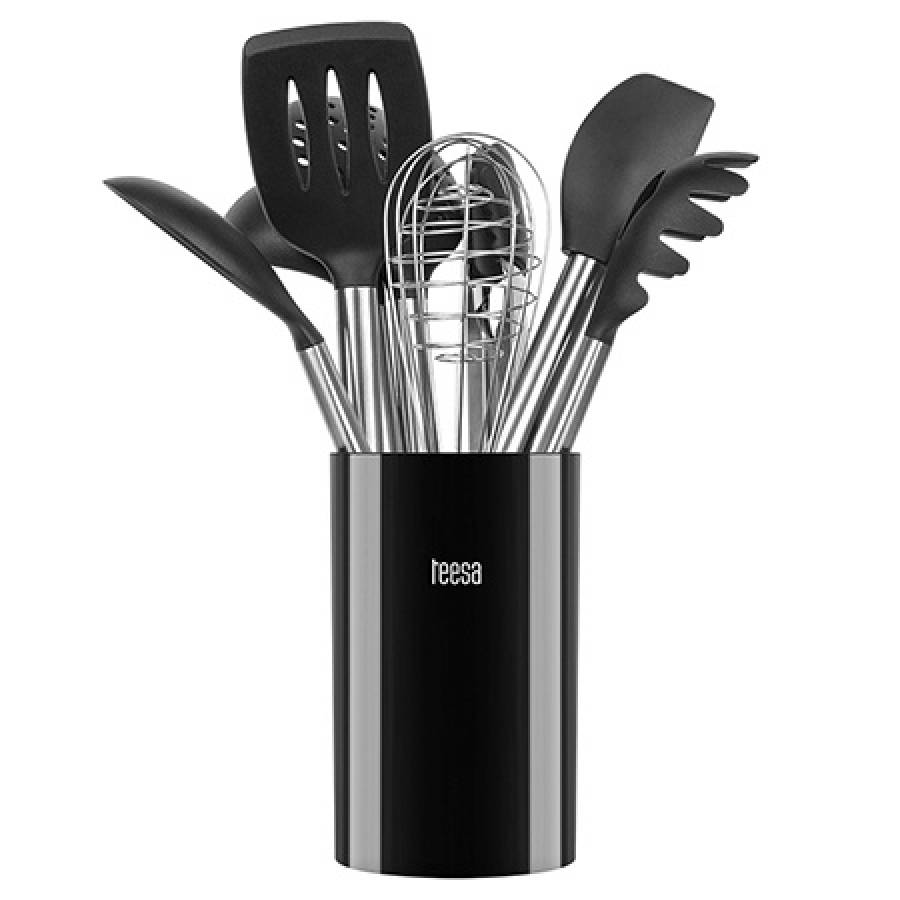 Set Ustensile Bucatarie Antiaderente cu Maner Confortabil