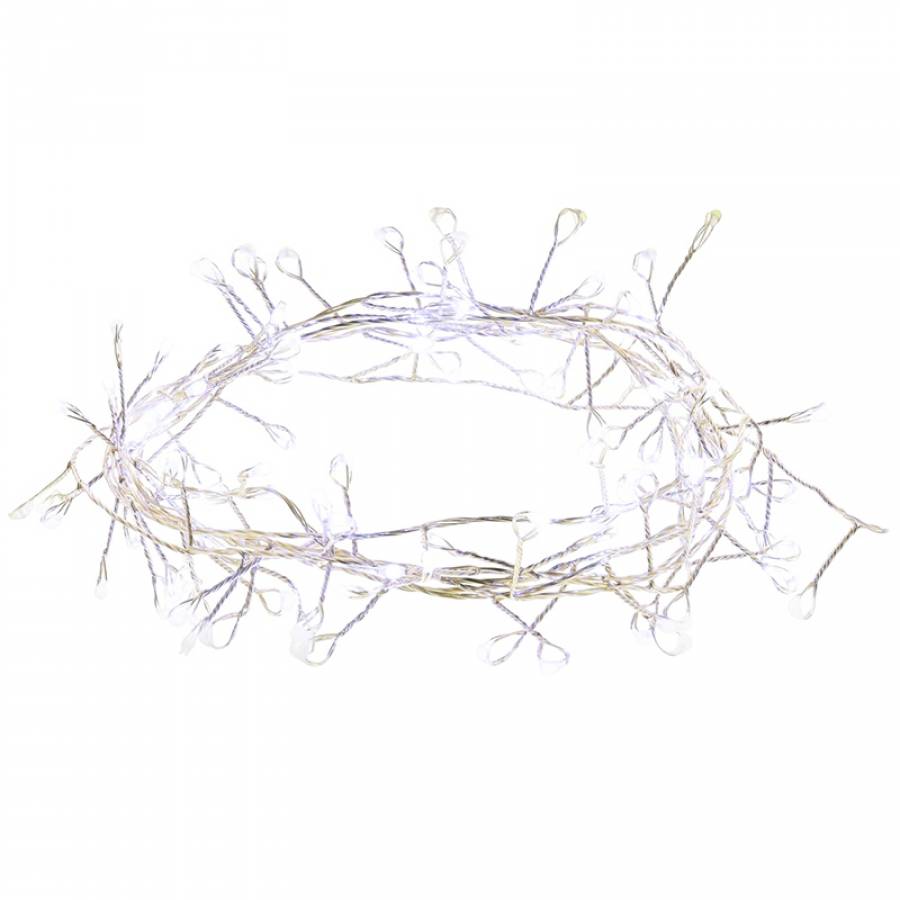 Cabl Festiv 100 Mini LED Alb Rece Timer