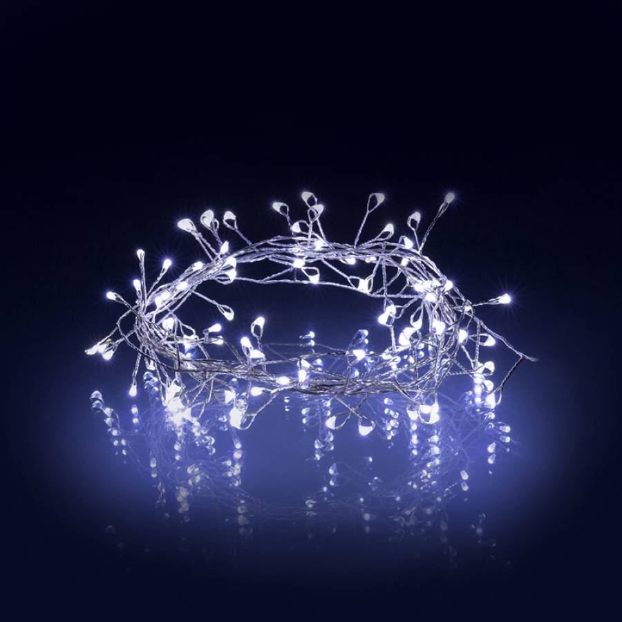 Cabl Festiv 100 Mini LED Alb Rece Timer