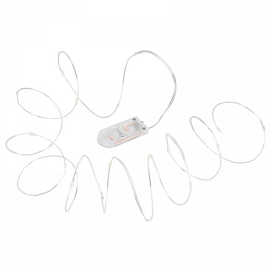 Set Iluminare Sarbatoare 20 Mini Led Alb Rece