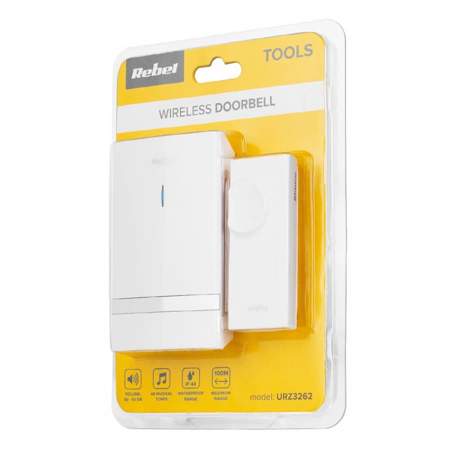 Sonerie Wireless 48 Melodii 230V cu Raza de Acțiune