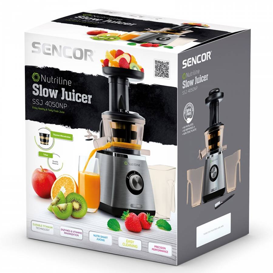 Storcator De Fructe Automat Slow Juicer Sencor