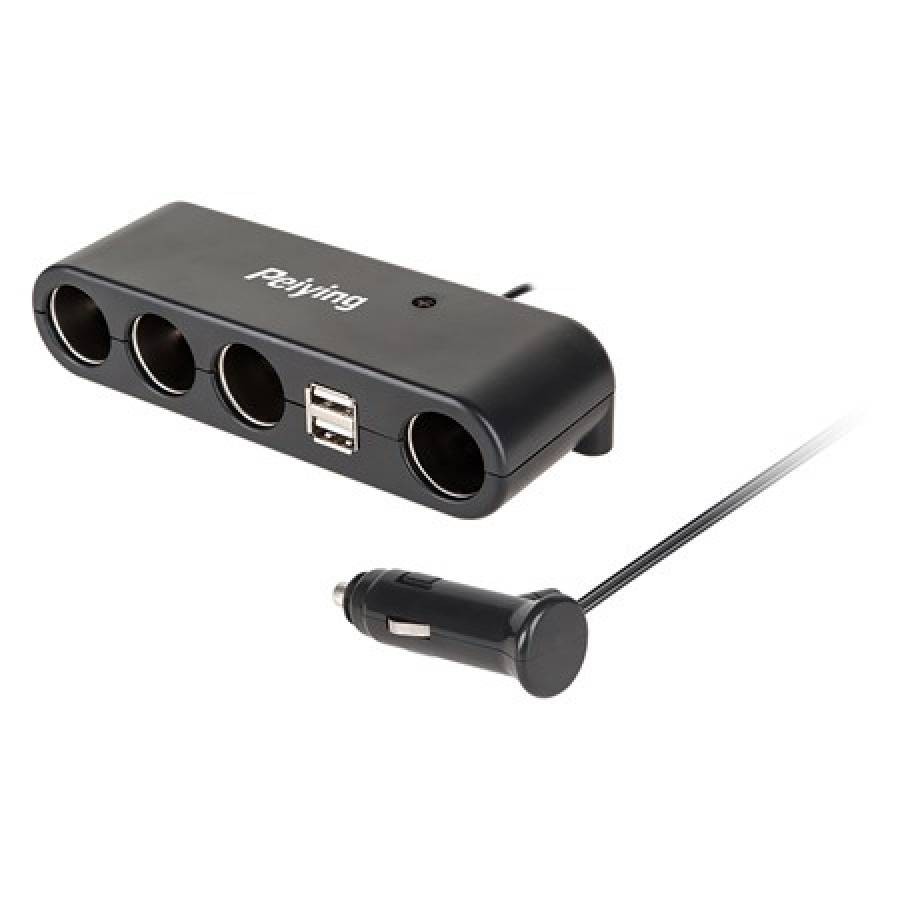 Splitter Auto X4 cu Bricheta si USB ports