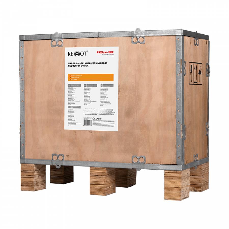 Stabilizator tensiune trifazat pentru echipamente de 30kva, marca Kemot.