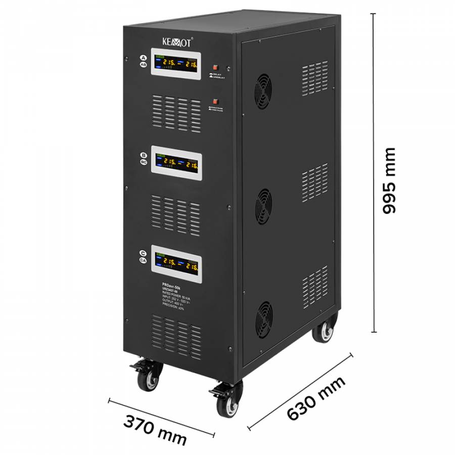 Stabilizator Servomotor Trifazat 50kva Proavr-50k Kemot