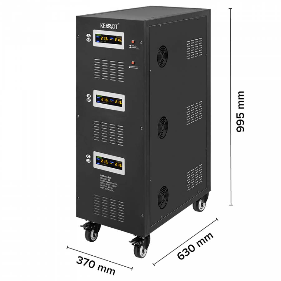 Stabilizator Servomotor Trifazat 60kva Proavr-60k Kemot
