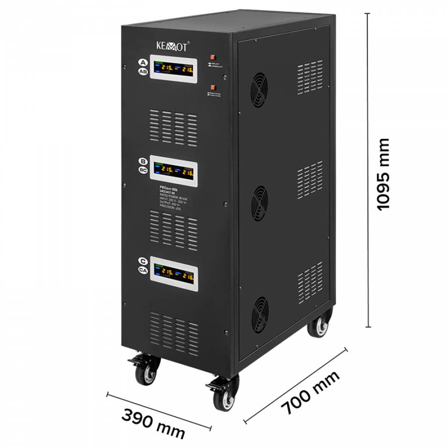 Stabilizator Servomotor Trifazat 80kva Proavr-80k Kemot