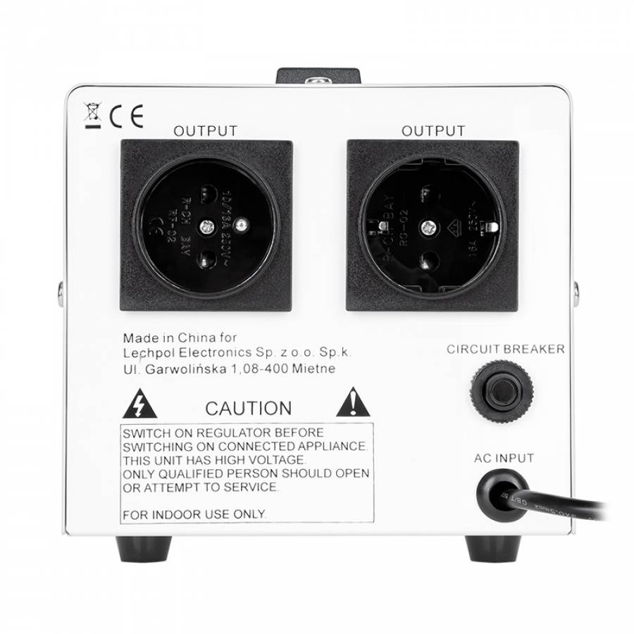 Stabilizator Tensiune 1000VA Servomotor Kemot - LED Afisaj